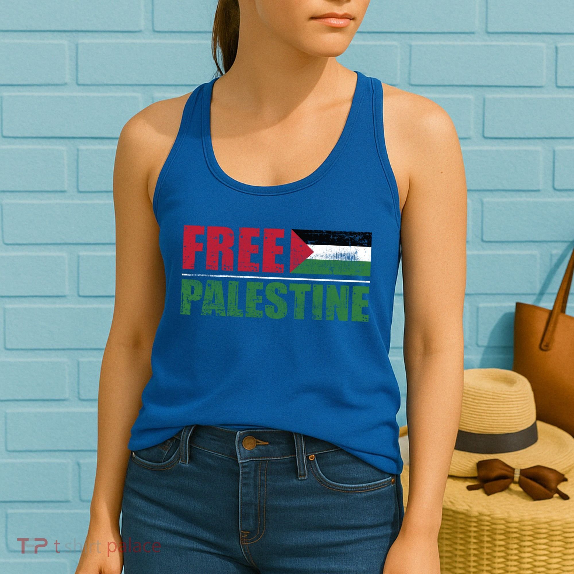 Free Palestine Cute Gift Women's Tank Top