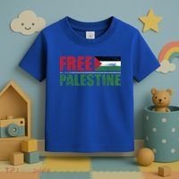 Free Palestine Cute Gift Toddler T-Shirt thumb 3