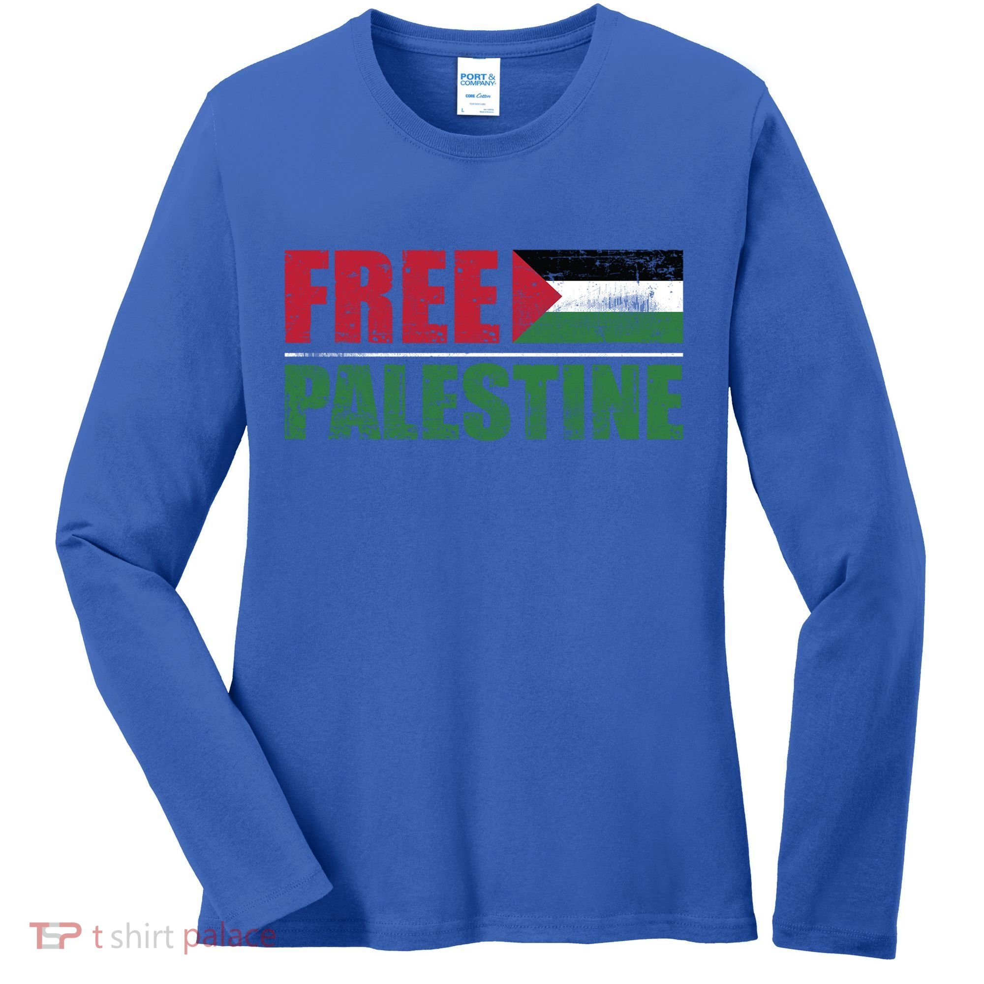 Free Palestine Cute Gift Women's Long Sleeve Shirt