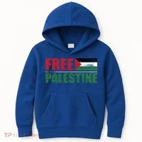 Free Palestine Cute Gift Kids Hoodie thumb 0