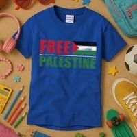 Free Palestine Cute Gift Kids T-Shirt thumb 3