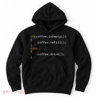 Funny Programmer Coffee Gift For Coders Hoodie thumb 0