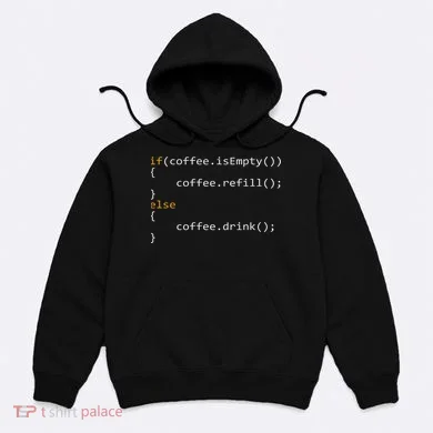 Funny Programmer Coffee Gift For Coders Hoodie