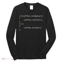 Funny Programmer Coffee Gift For Coders Long Sleeve Shirt thumb 0
