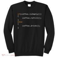 Funny Programmer Coffee Gift For Coders Sweatshirt thumb 0
