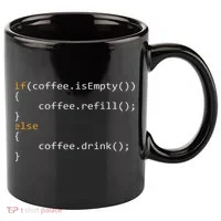 Funny Programmer Coffee Gift For Coders 11oz C Handle Ceramic Mug thumb 0