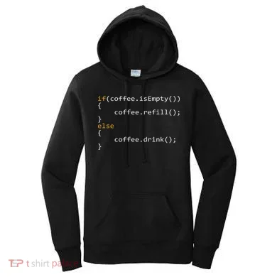 Funny Programmer Coffee Gift For Coders Women's Hoodie