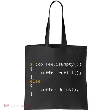 Funny Programmer Coffee Gift For Coders Tote Bag