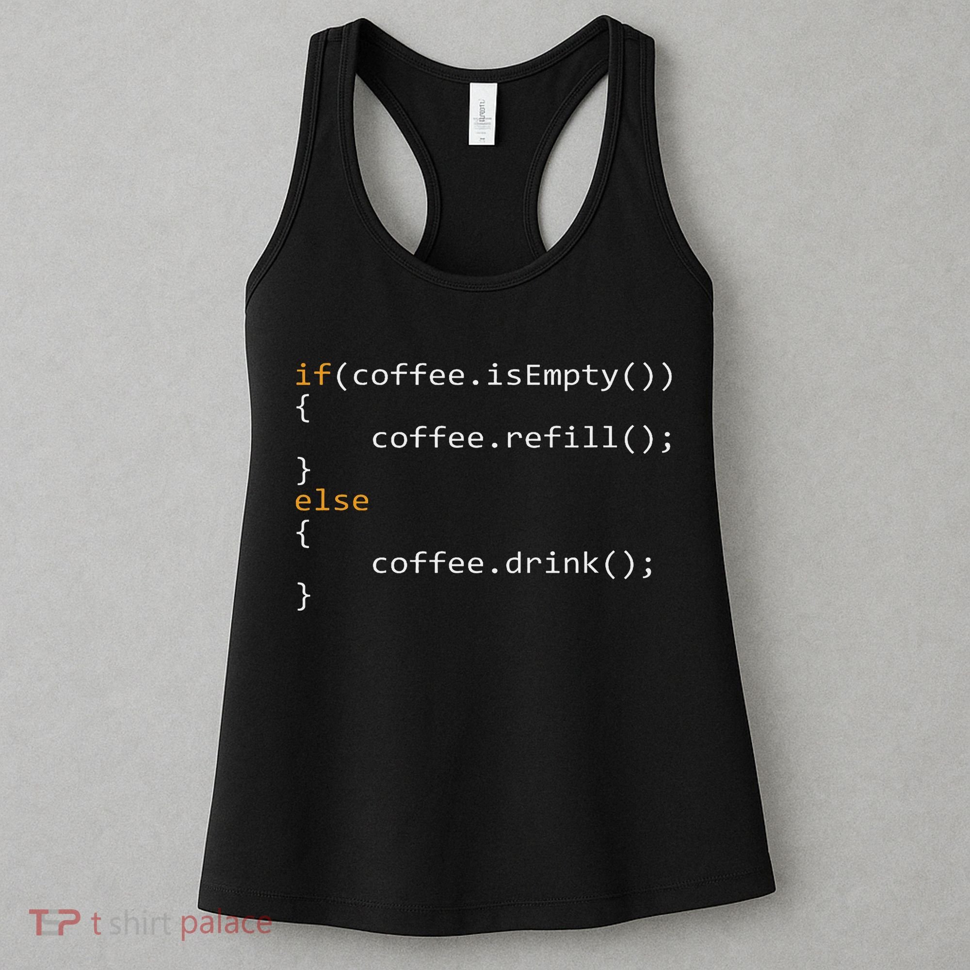 Funny Programmer Coffee Gift For Coders Women's Tank Top