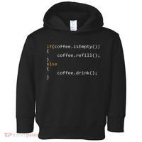 Funny Programmer Coffee Gift For Coders Toddler Hoodie thumb 0