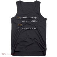 Funny Programmer Coffee Gift For Coders Tank Top thumb 0
