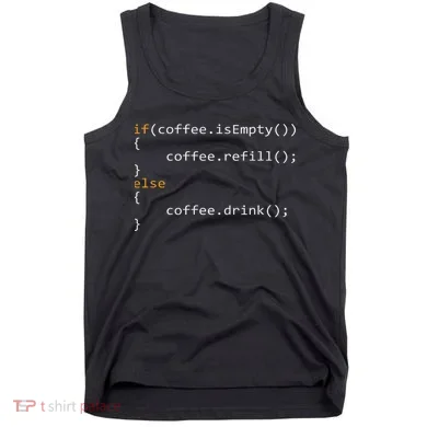 Funny Programmer Coffee Gift For Coders Tank Top