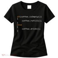 Funny Programmer Coffee Gift For Coders Women's T-Shirt thumb 0