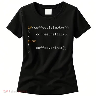Funny Programmer Coffee Gift For Coders Women's T-Shirt