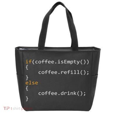 Funny Programmer Coffee Gift For Coders Tote Bag