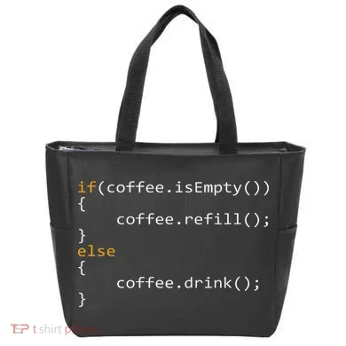Funny Programmer Coffee Gift For Coders Tote Bag