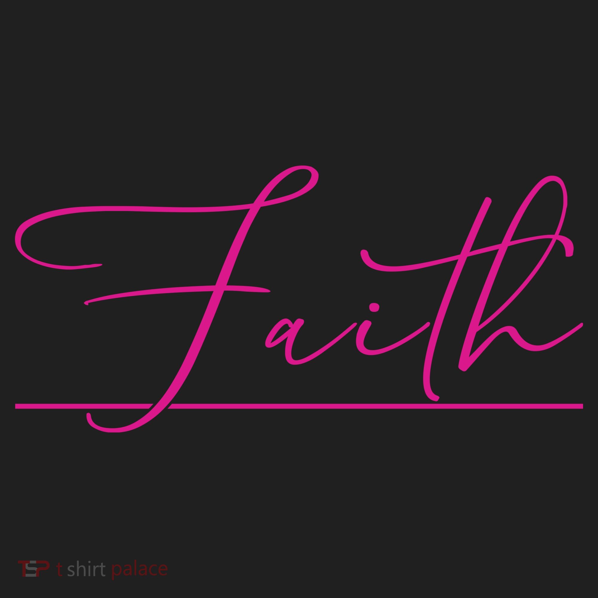Faith Pink Christian Women's Sweatshirt