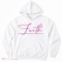 Faith Pink Christian Hoodie thumb 0