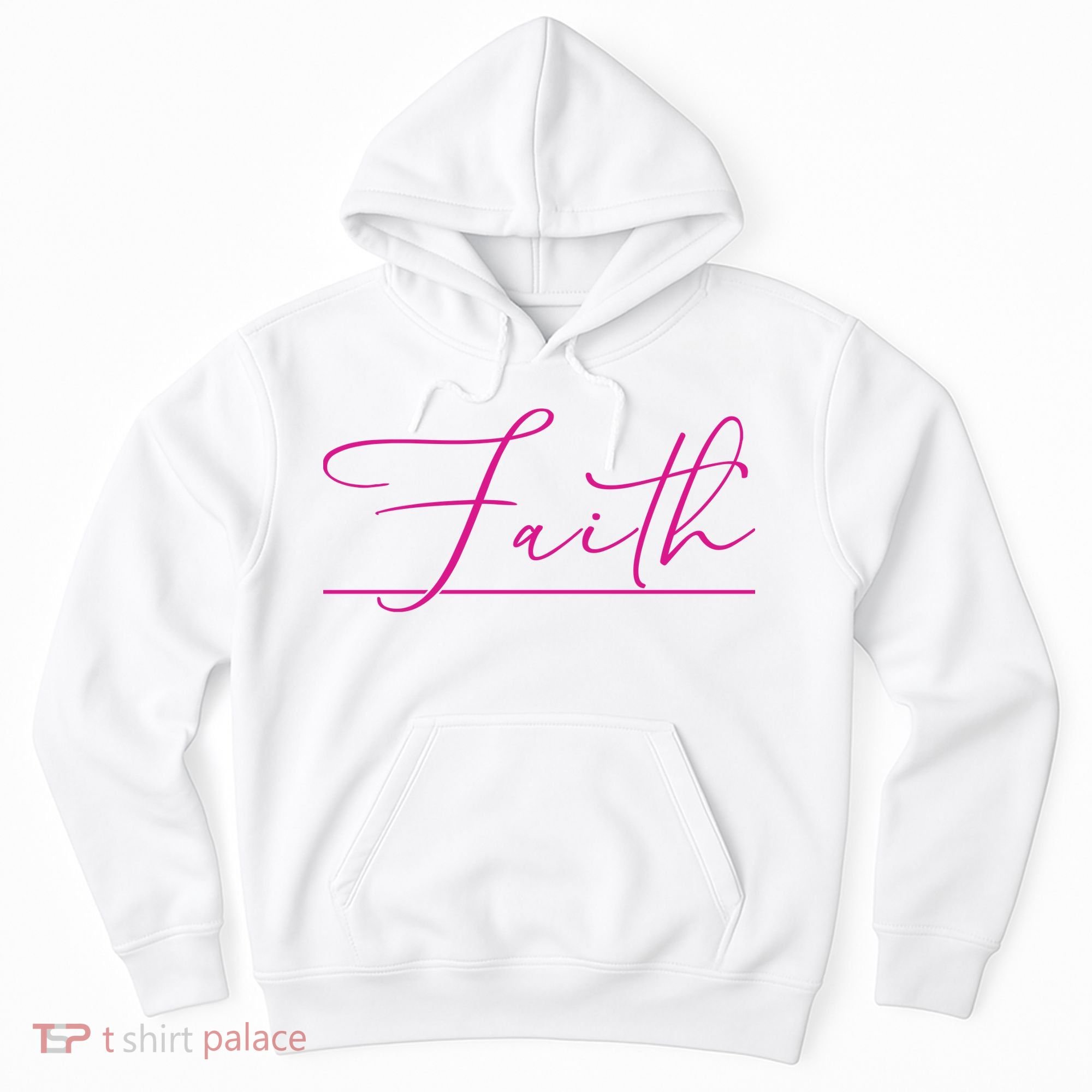 Faith Pink Christian Hoodie
