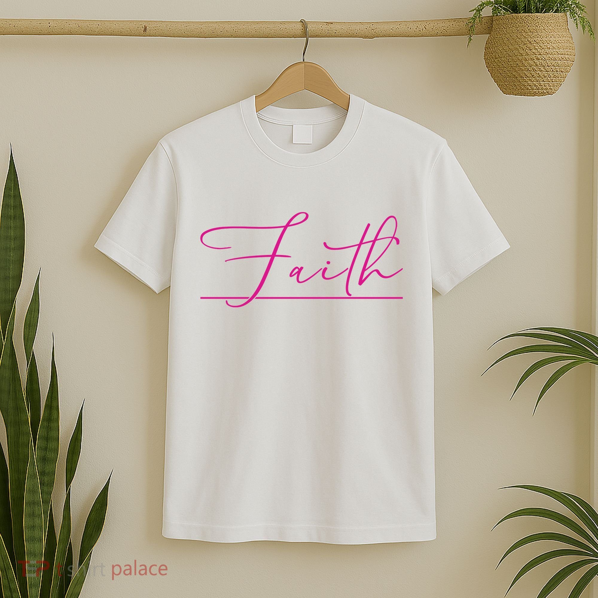 Faith Pink Christian T-Shirt