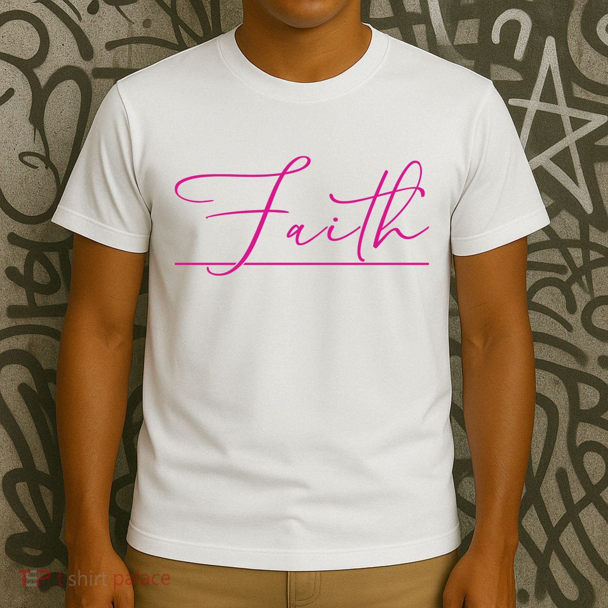 Faith Pink Christian T-Shirt