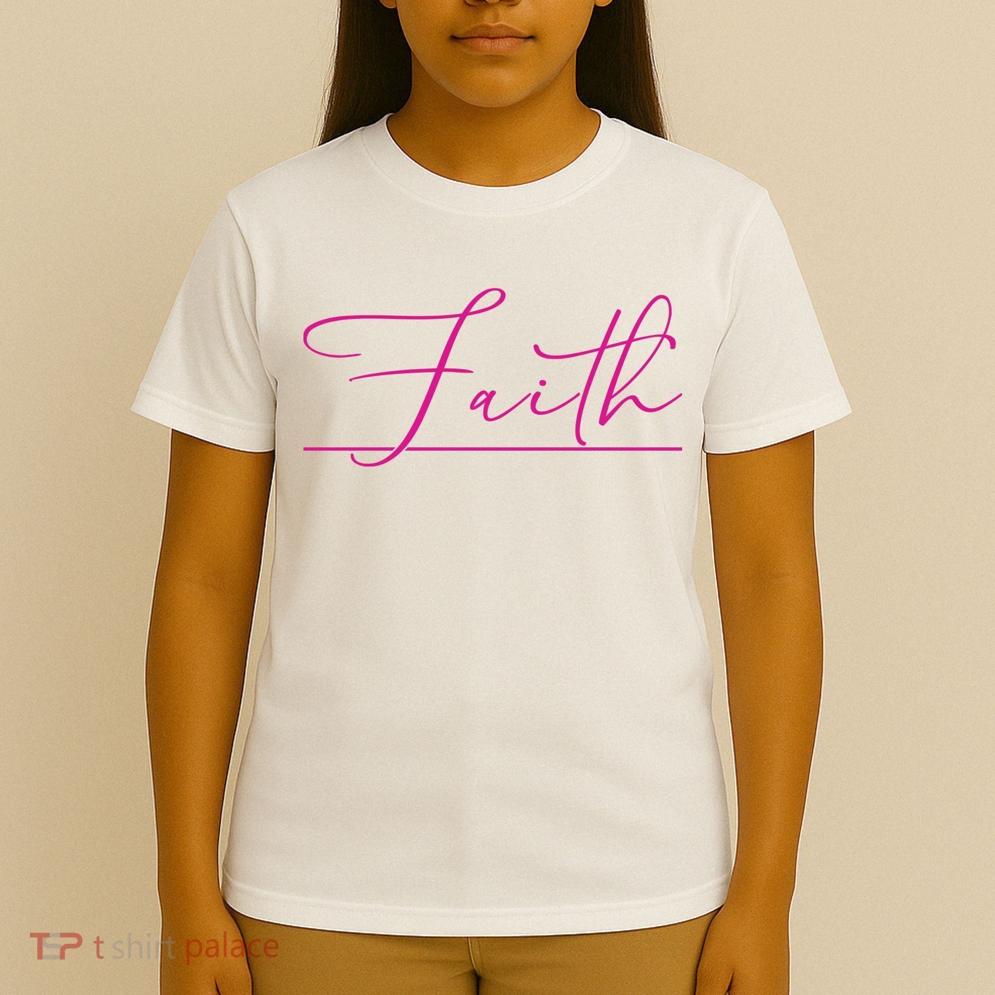 Faith Pink Christian T-Shirt