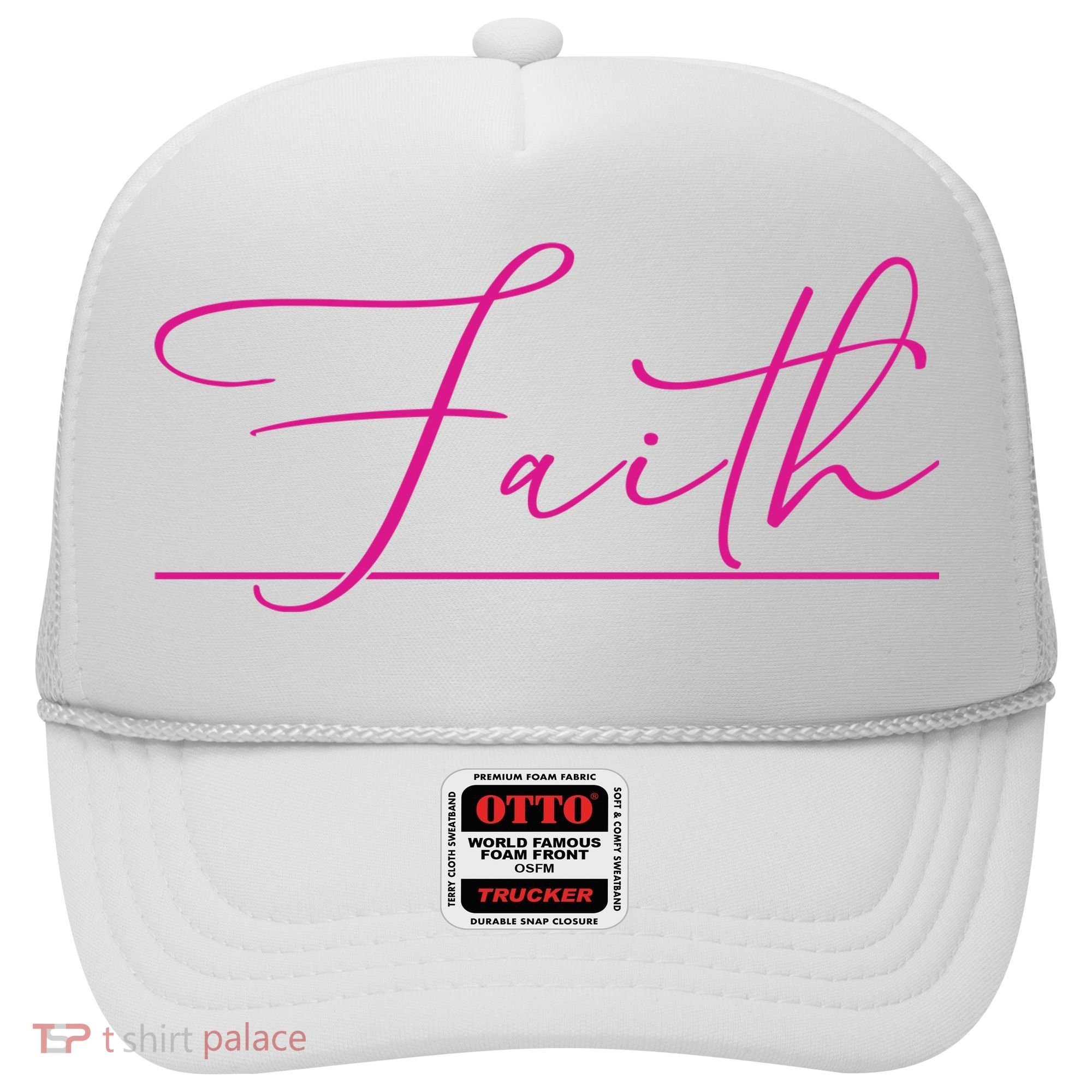 Faith Pink Christian Hat