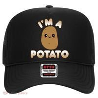 Funny Potato Costume Cute Kawaii Style Smiling I'm A Potato Gift Hat thumb 0