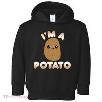 Funny Potato Costume Cute Kawaii Style Smiling I'm A Potato Gift Toddler Hoodie thumb 0