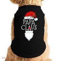Funny Papa Claus Christmas Pajamas Santa Gift Doggie Tank thumb 0