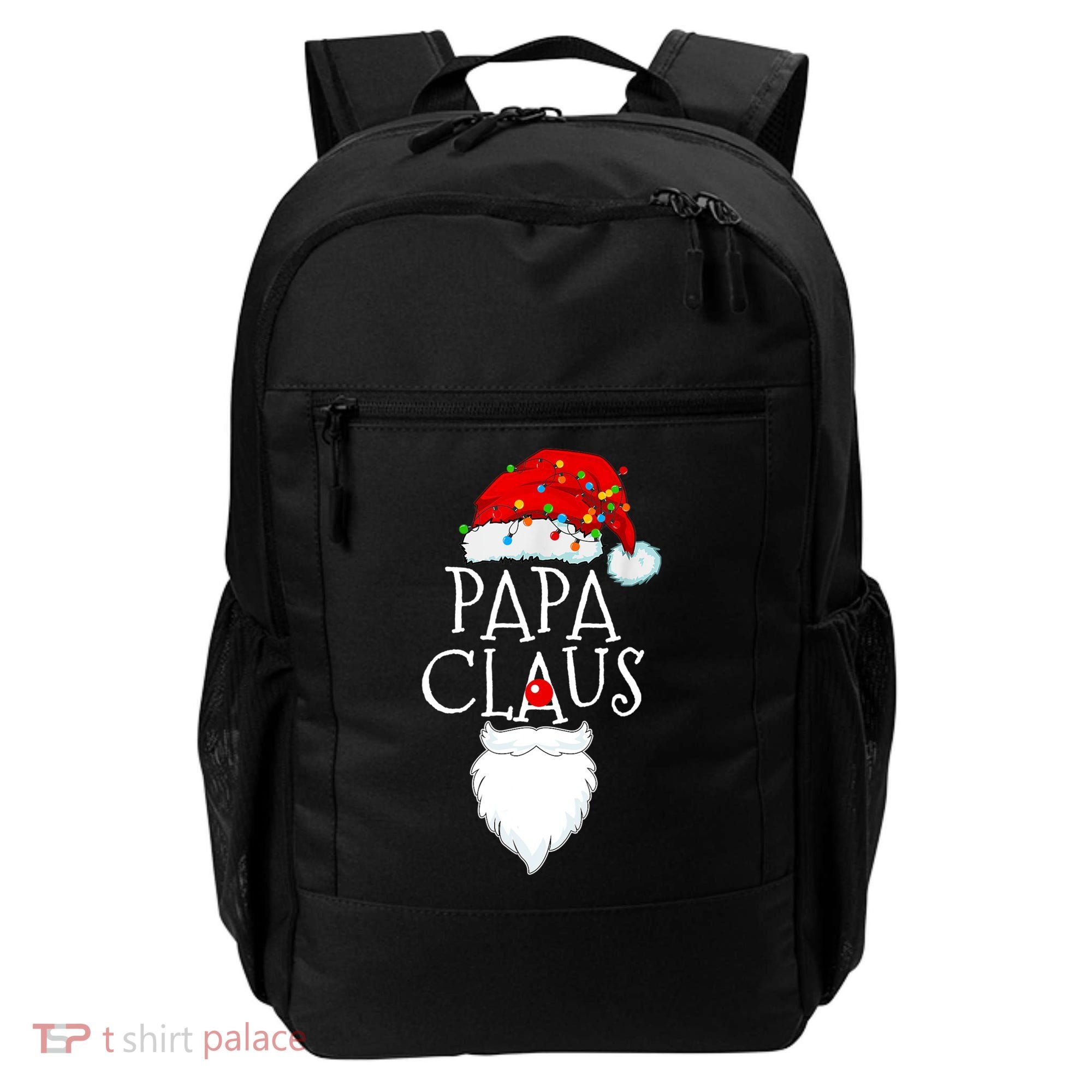Funny Papa Claus Christmas Pajamas Santa Gift Backpack