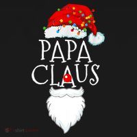 Funny Papa Claus Christmas Pajamas Santa Gift Women's Hoodie thumb 2