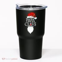 Funny Papa Claus Christmas Pajamas Santa Gift Tumbler thumb 0