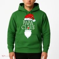 Funny Papa Claus Christmas Pajamas Santa Gift Hoodie thumb 2