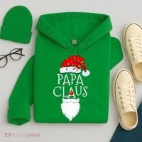 Funny Papa Claus Christmas Pajamas Santa Gift Hoodie thumb 4