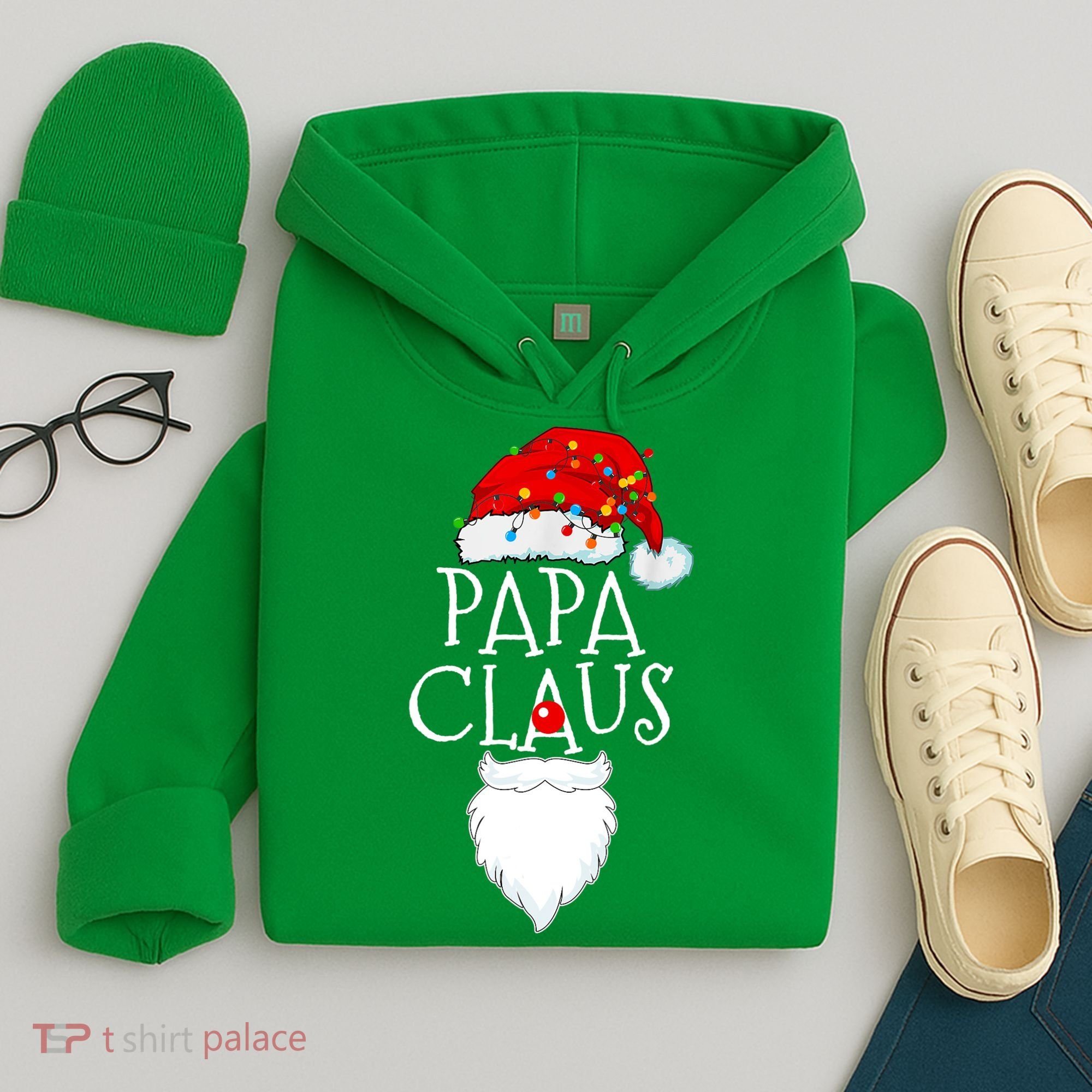 Funny Papa Claus Christmas Pajamas Santa Gift Hoodie