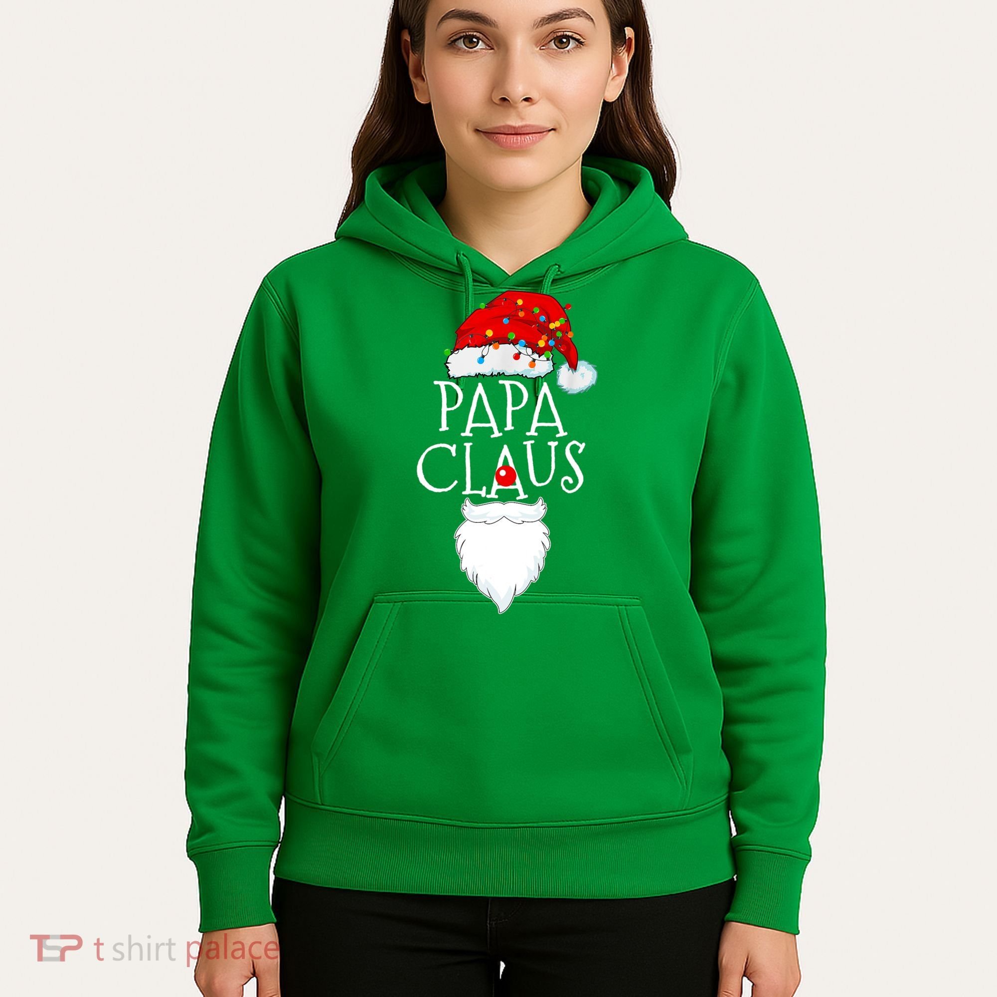 Funny Papa Claus Christmas Pajamas Santa Gift Hoodie