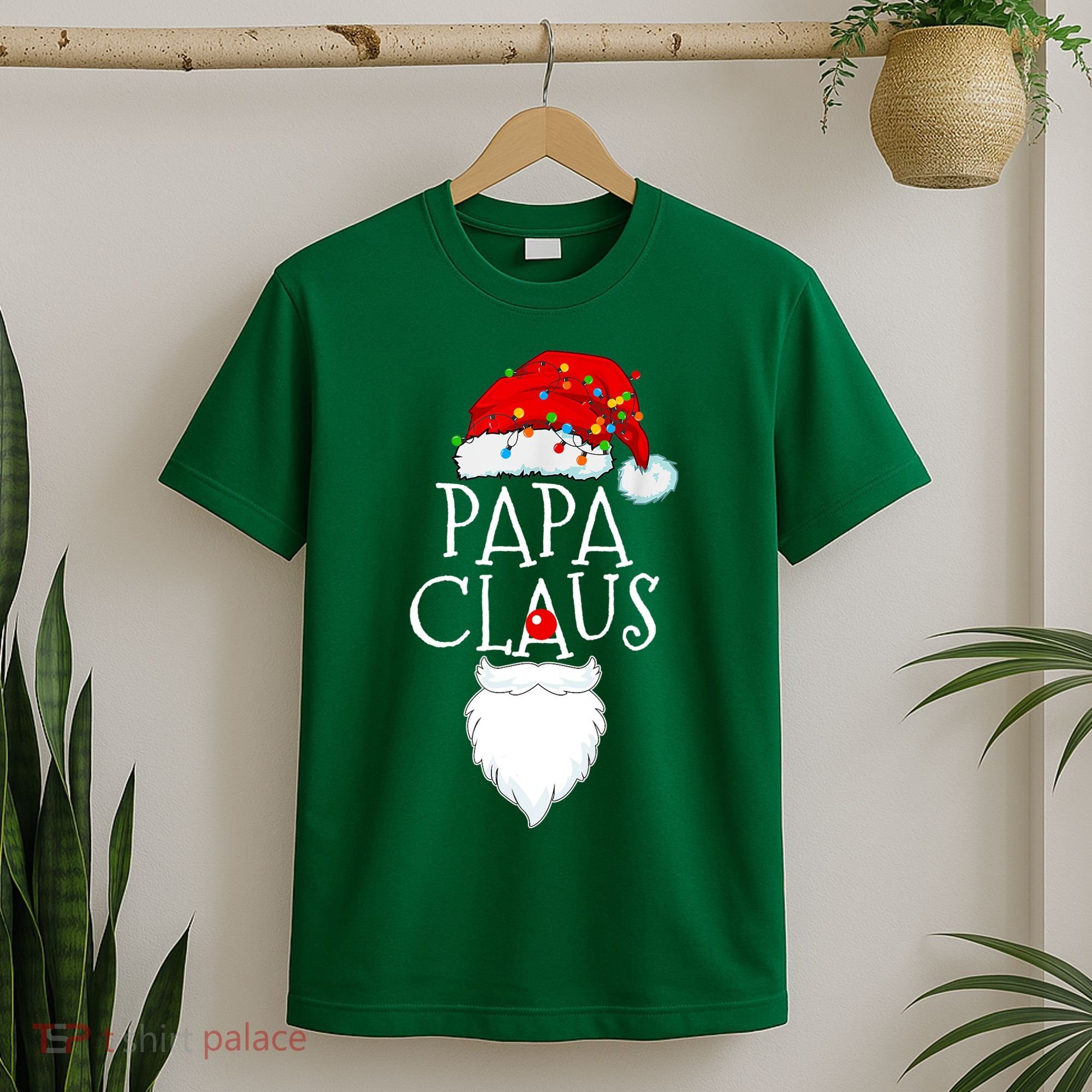 Funny Papa Claus Christmas Pajamas Santa Gift T-Shirt