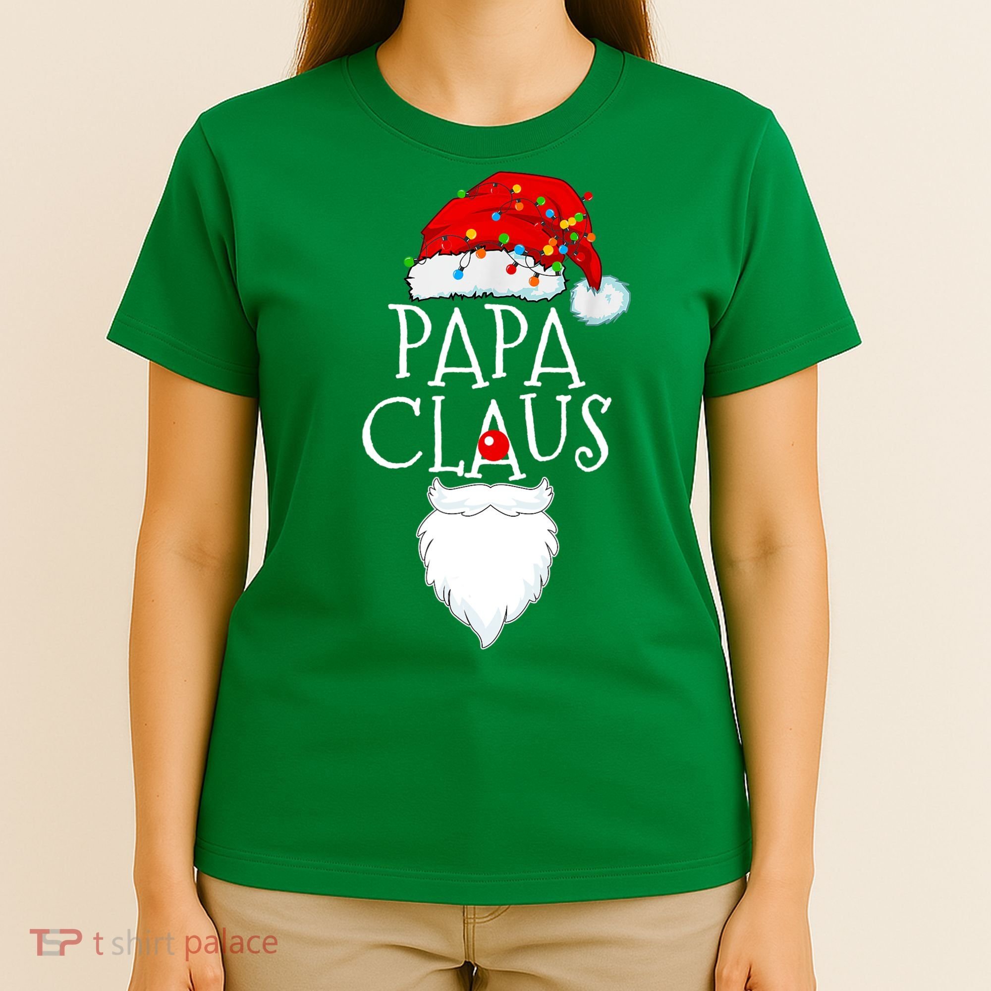 Funny Papa Claus Christmas Pajamas Santa Gift T-Shirt