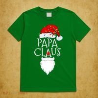 Funny Papa Claus Christmas Pajamas Santa Gift T-Shirt thumb 5