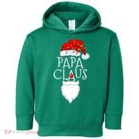 Funny Papa Claus Christmas Pajamas Santa Gift Toddler Hoodie thumb 0