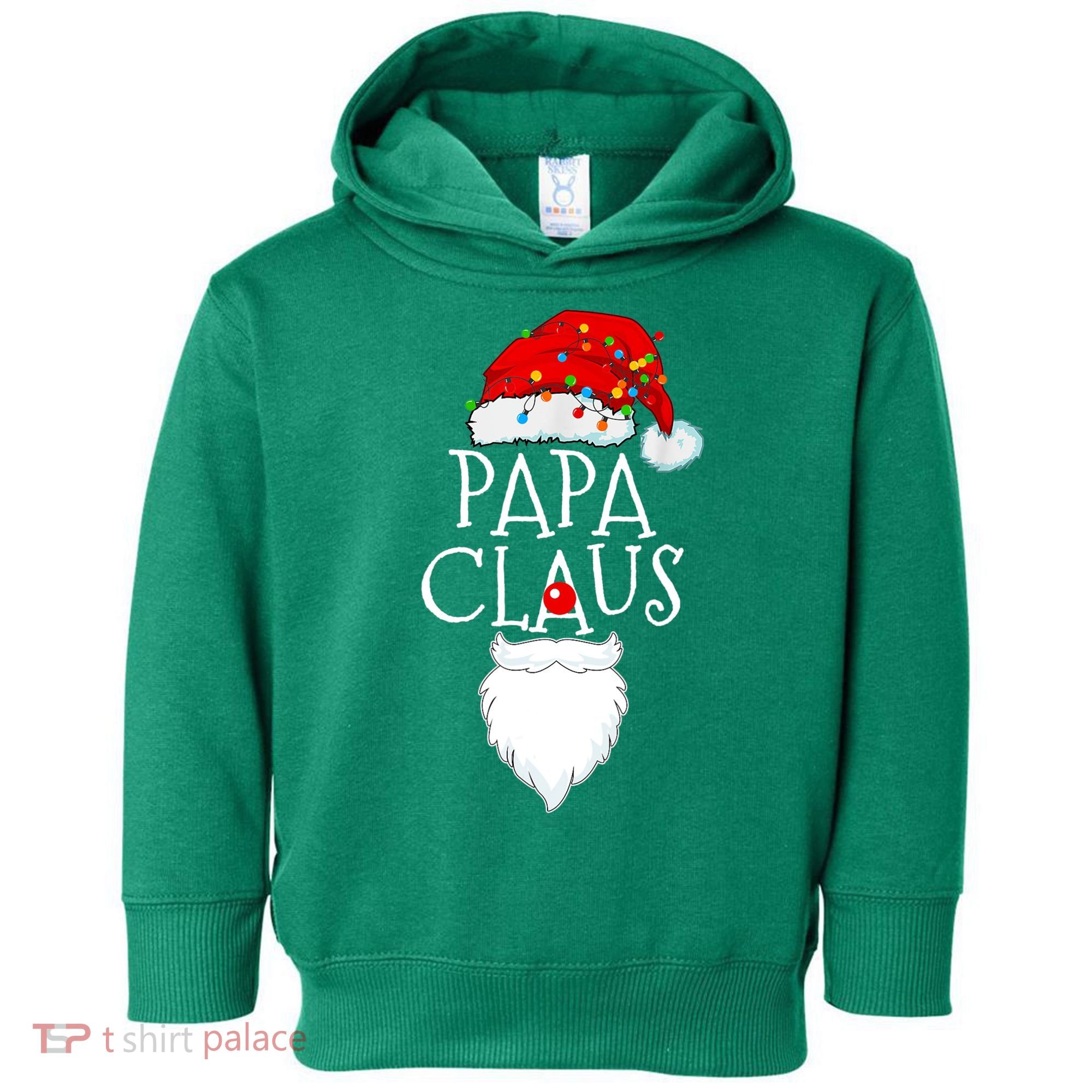 Funny Papa Claus Christmas Pajamas Santa Gift Toddler Hoodie