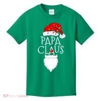 Funny Papa Claus Christmas Pajamas Santa Gift Kids T-Shirt thumb 0