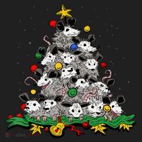 Funny Possum Christmas Tree Ornament Decor Opossum Lovers Hat thumb 2