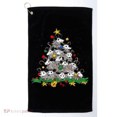 Funny Possum Christmas Tree Ornament Decor Opossum Lovers Golf Towel