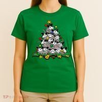Funny Possum Christmas Tree Ornament Decor Opossum Lovers T-Shirt thumb 4