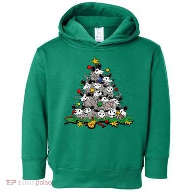 Funny Possum Christmas Tree Ornament Decor Opossum Lovers Toddler Hoodie