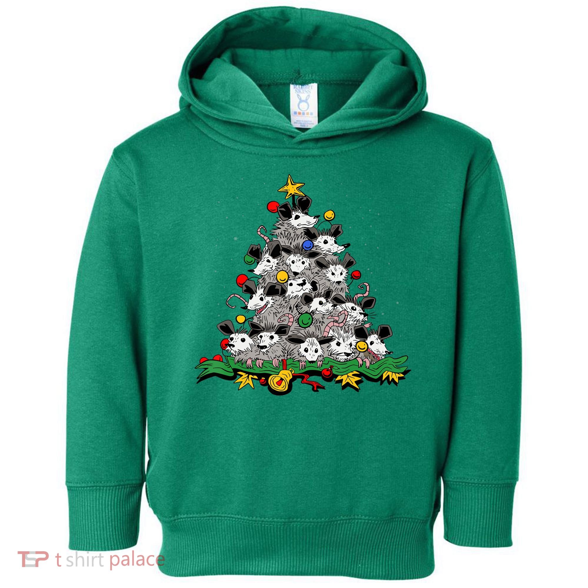 Funny Possum Christmas Tree Ornament Decor Opossum Lovers Toddler Hoodie