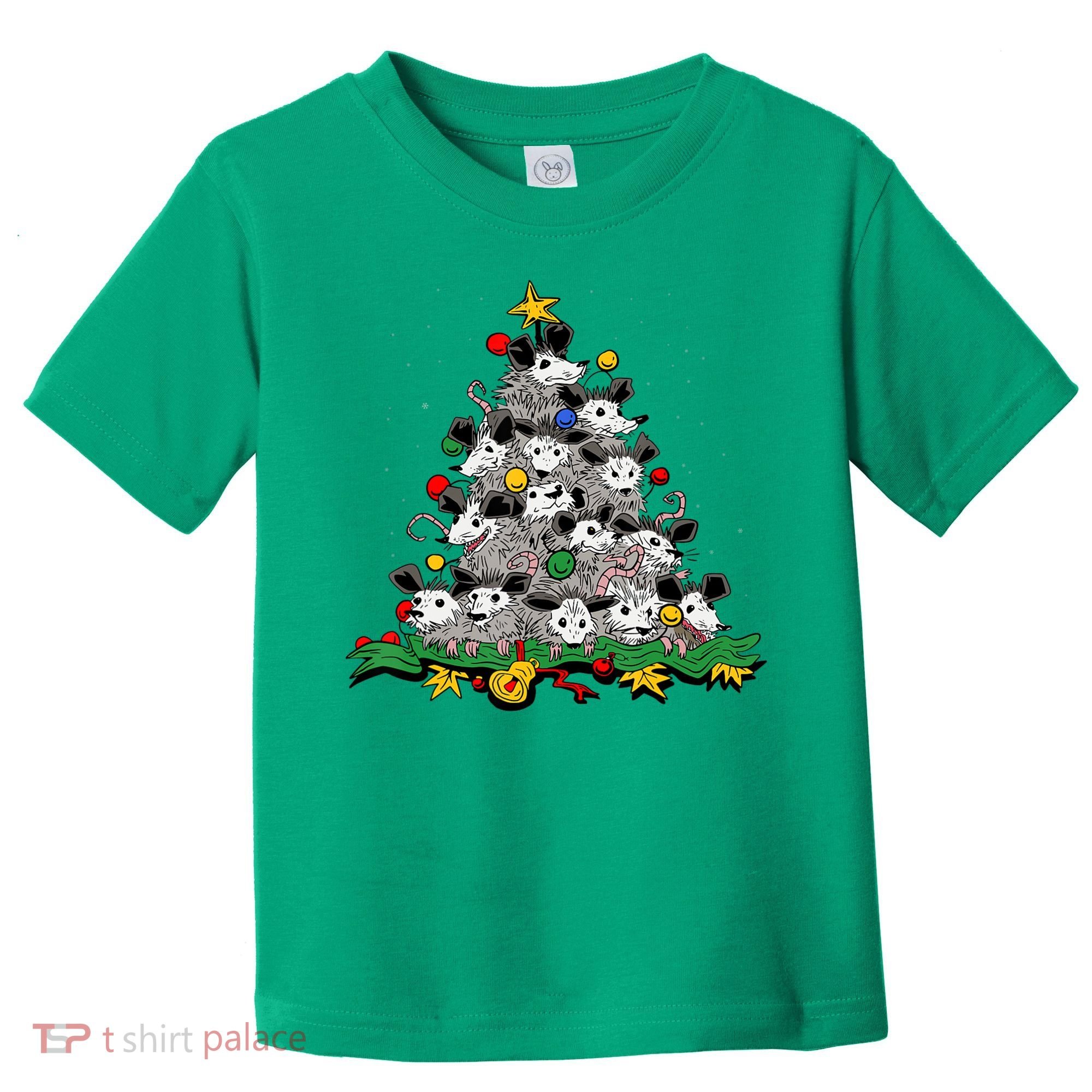 Funny Possum Christmas Tree Ornament Decor Opossum Lovers Toddler T-Shirt