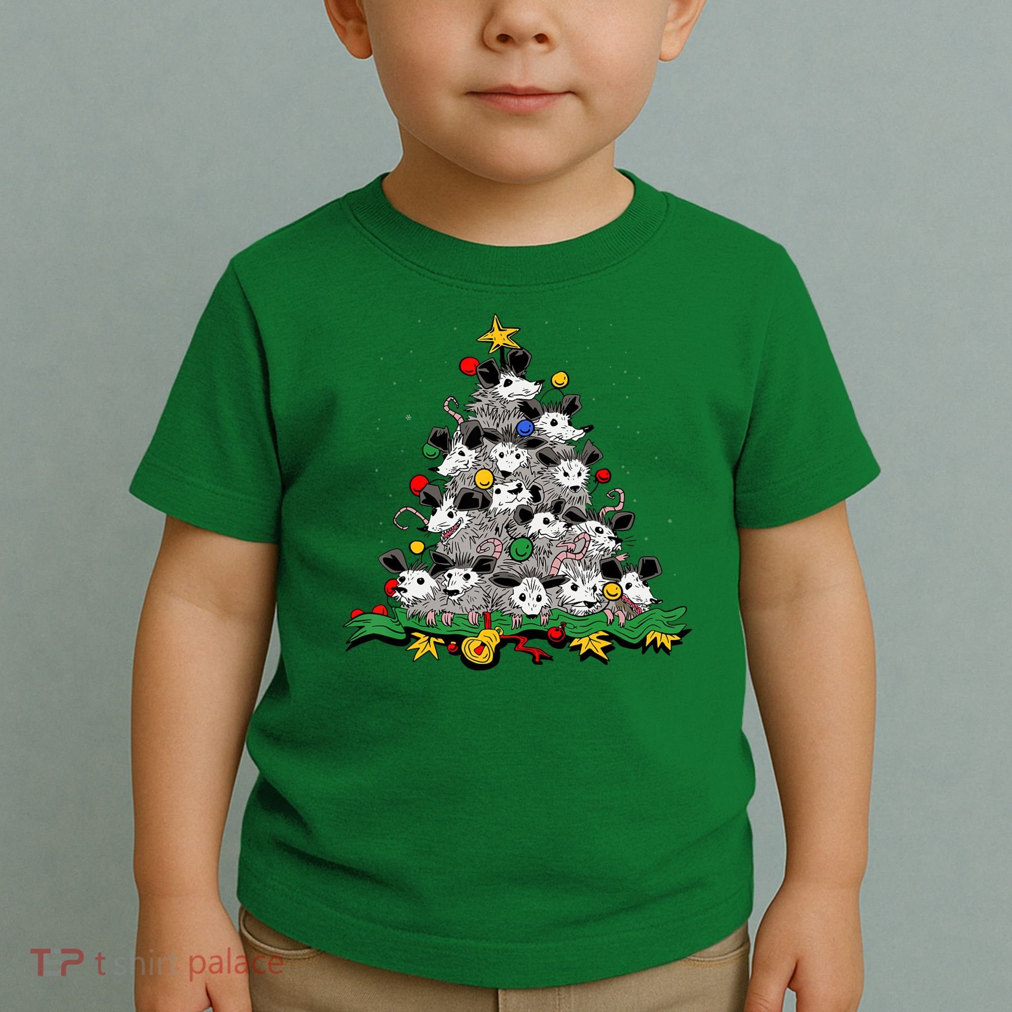 Funny Possum Christmas Tree Ornament Decor Opossum Lovers Toddler T-Shirt